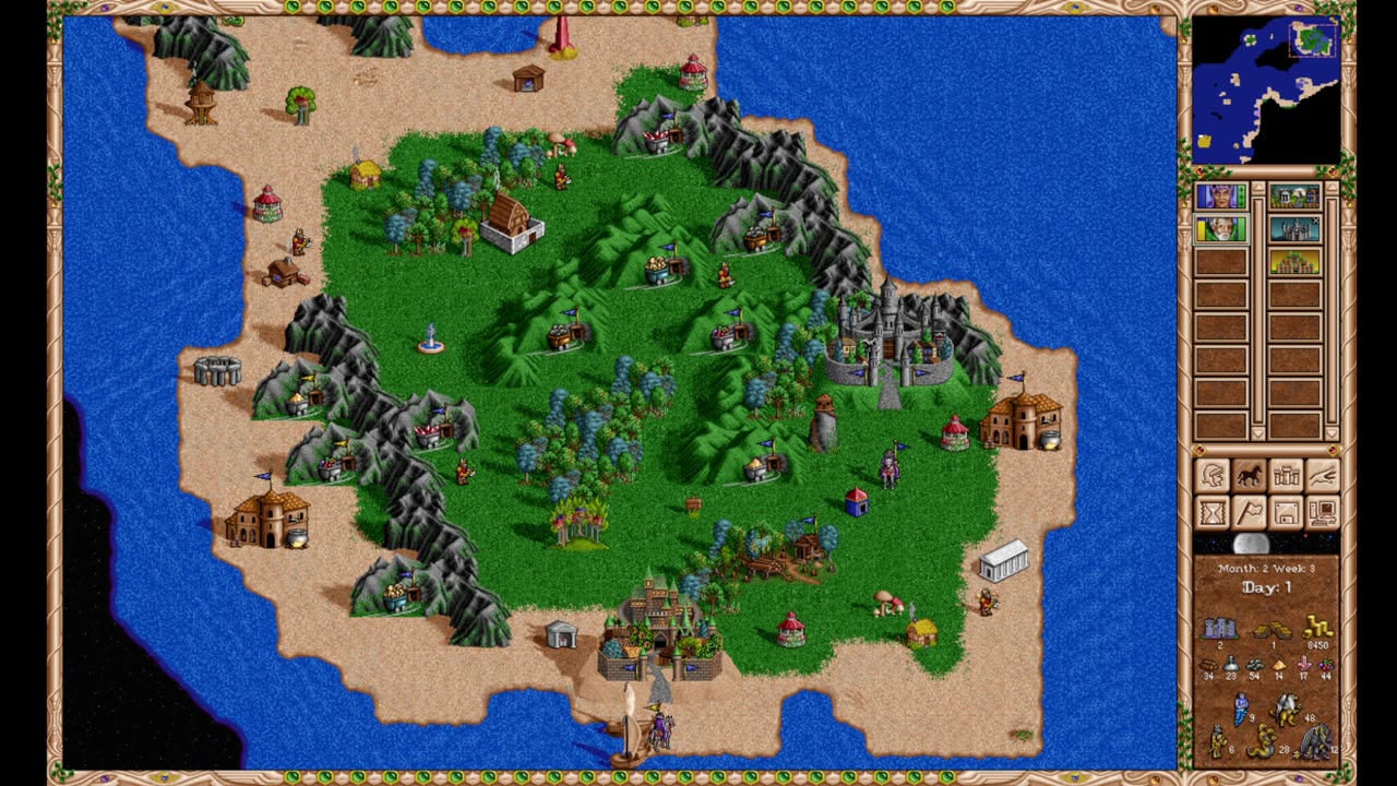 Heroes of Might and Magic II Gameplay