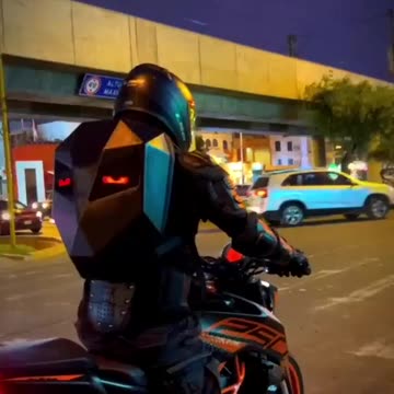 Motorcycle Led Backpack