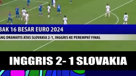 England 2-1 Slovakia, euro 2024