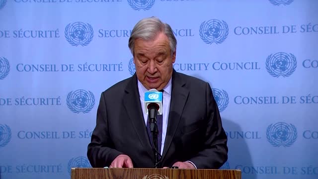 'We need de-escalation now': UN Chief