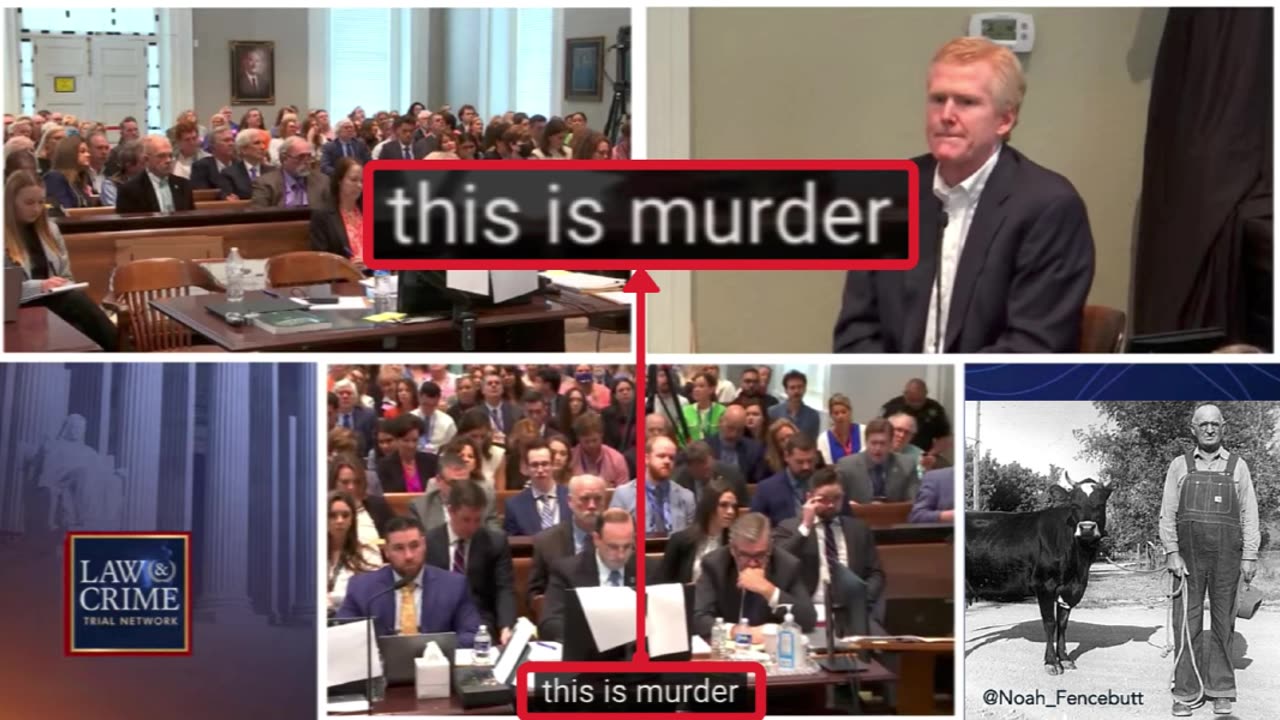 Closed Captioning on Murdaugh Trial Says It All.