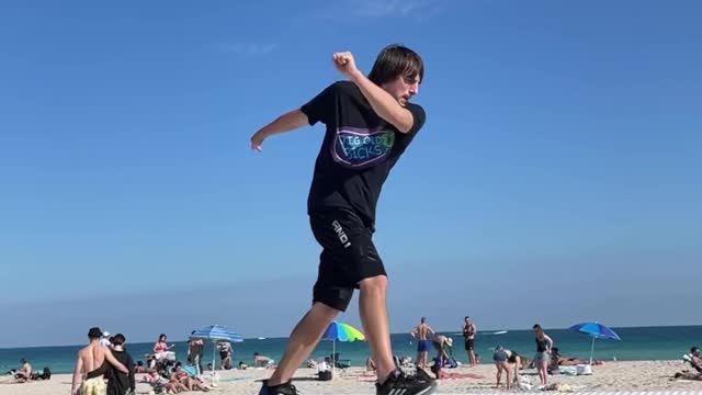 Cool tricks on the beach