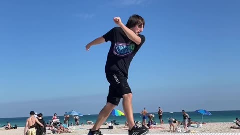 Cool tricks on the beach