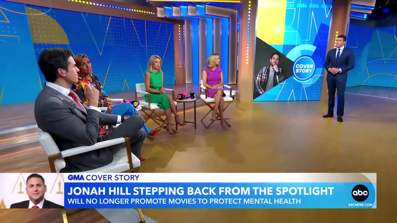 Jonah Hill says he won't promote upcoming projects to 'protect' mental health l GMA