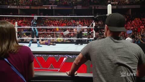 Neville vs. King Barrett Raw, Aug. 10, 2015