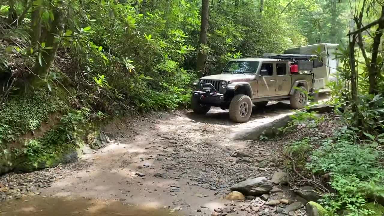 Georgia Traverse fun lil water crossing