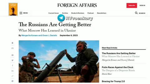 Russian troops are improving combat tactics - Foreign Affair