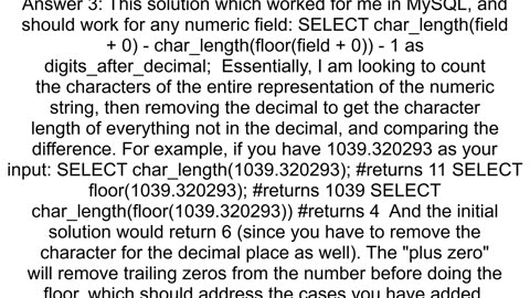 How to count number of digits after a decimal place