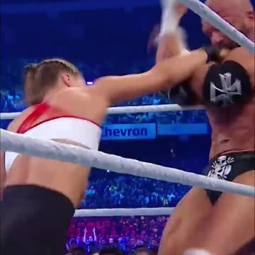 Ronda roussey wasn't backing down from anyone at