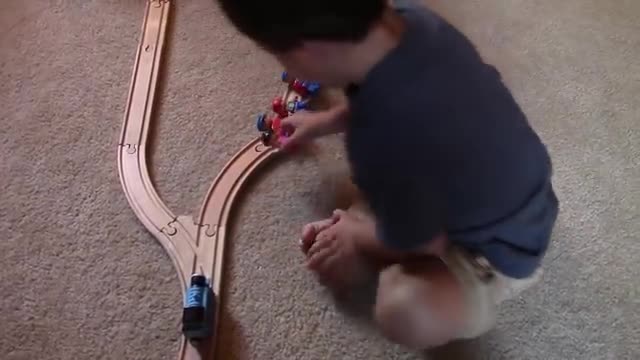 A two-year-old's solution to the trolley problem