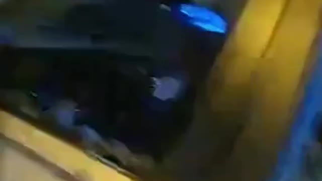 Driver falls asleep inside moving car