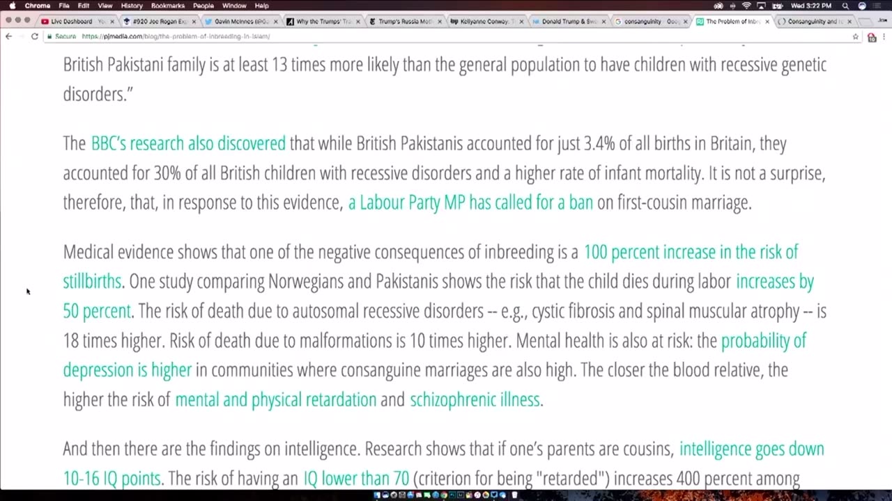 Pakistani “In-Breeding”. Medical statists and huge problems