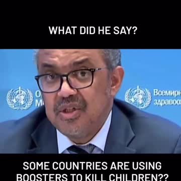 BOOSTERS KILL CHILDREN HUMAN GENOCIDE!!