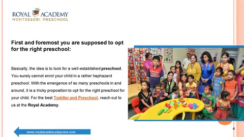 Identify a Preschool Brampton For Your Child’s Benefits