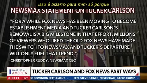 FOX não deixou Tucker ir amigavelmente: Mike Huckabee / Wake Up America