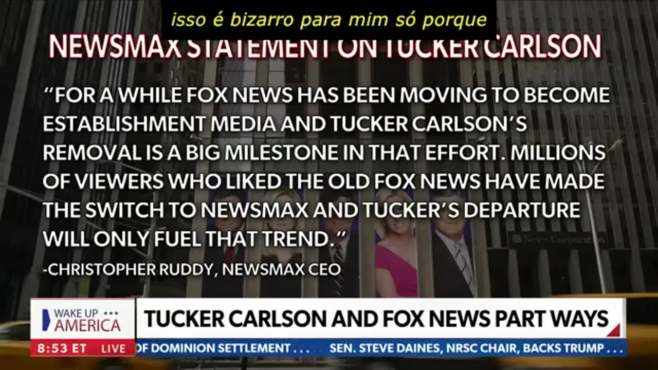 FOX não deixou Tucker ir amigavelmente: Mike Huckabee / Wake Up America