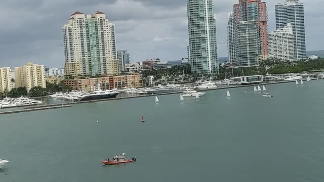 My happy place. Leaving Port of Miami on Carnival Sensation 2019