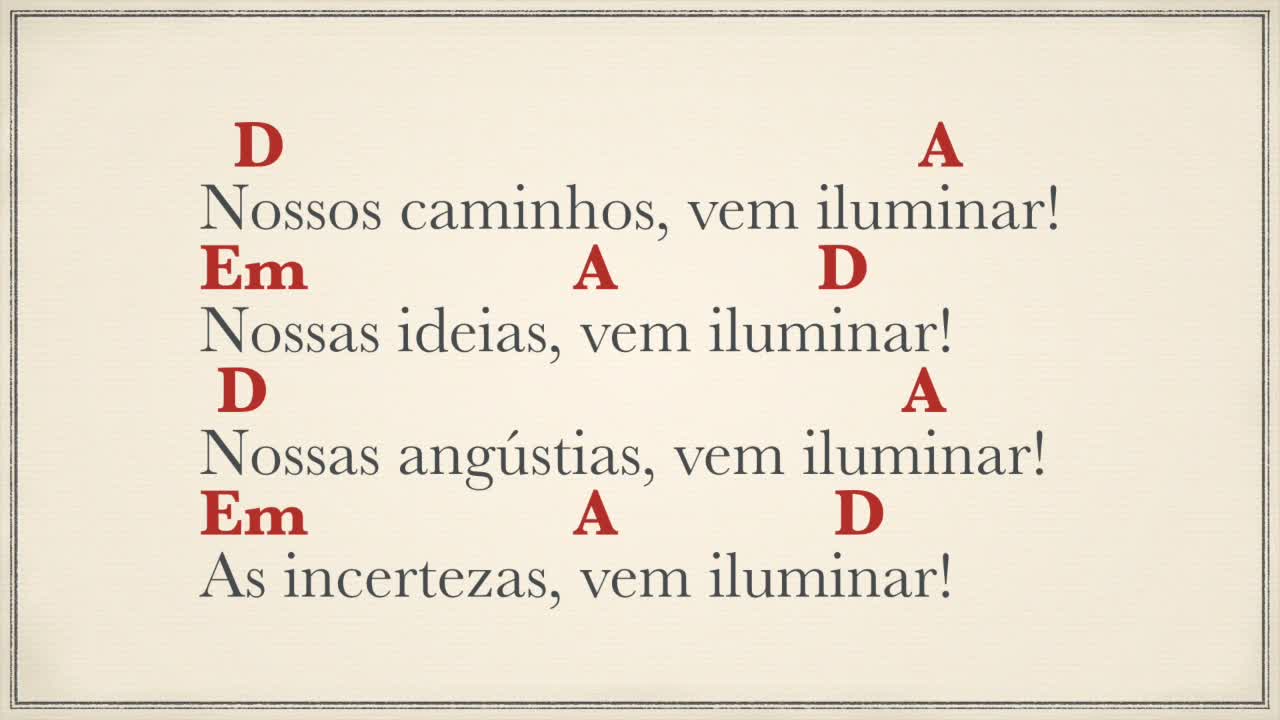 VEM ESPÍRITO SANTO VEM, VEM ILUMINAR - MINISÉTRIO NOVA VIDA - PALMITAL - SP