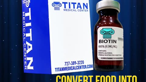 Boost your hair, nails and skin health with our #TitanMedical #Injectable #Biotin!