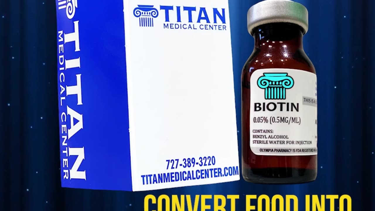 Boost your hair, nails and skin health with our #TitanMedical #Injectable #Biotin!