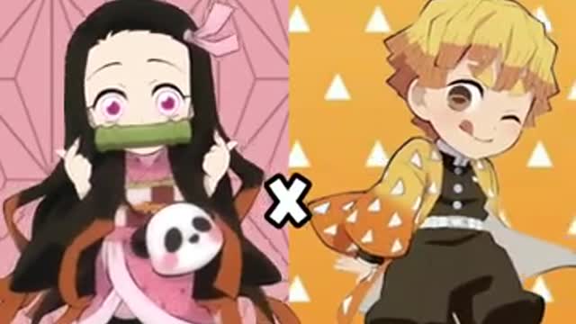 Zenitsu x Nezuko edit ✨💝 _demonslayer _kimetsunoyaiba _cute