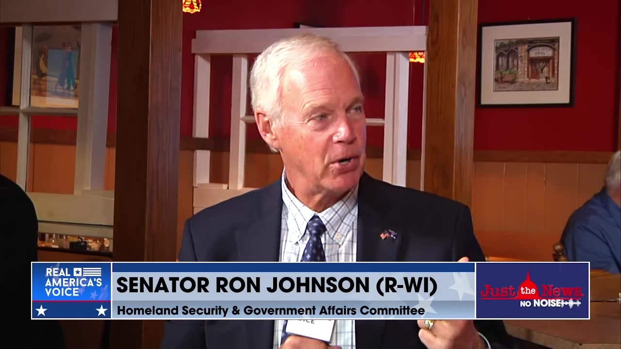 Sen. Johnson talks about the layers of federal officials protecting the Bidens