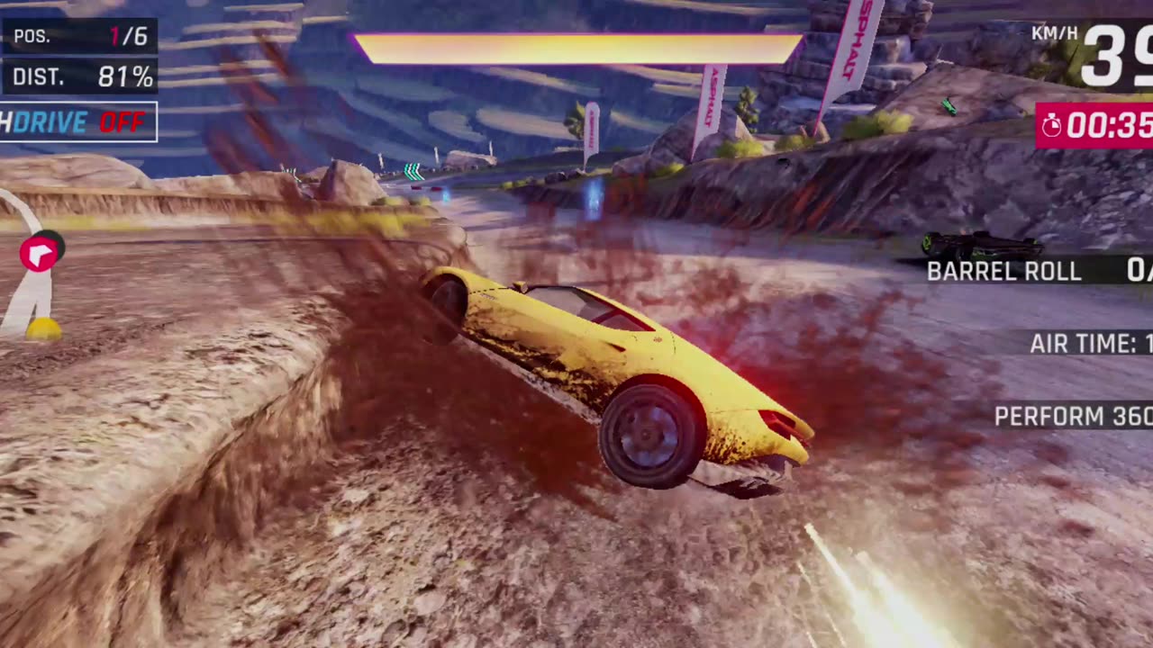 Asphalt 9: Legends - Perform No Barrel Rolls In A Single Career Race Completed Season Missions