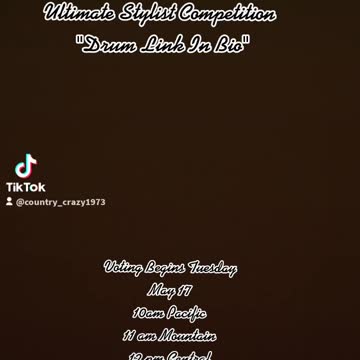 Ultimate stylist competition voting begins Tuesday May 17th times are listed