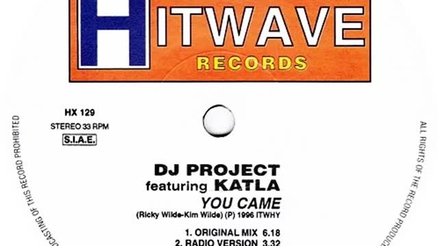 DJ Project feat. Katla - You Came