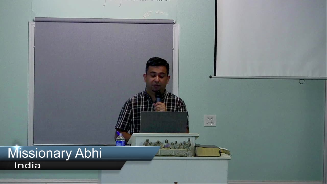Sunday Morning Service 7/23/23 The Prayer of Jabez By Missionary Abhi from India