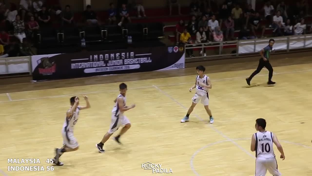 Game Highlights: Indonesia U-17 vs Malaysia Tiger. Derrick Michael & Hendrick With 3 Big Dunks!