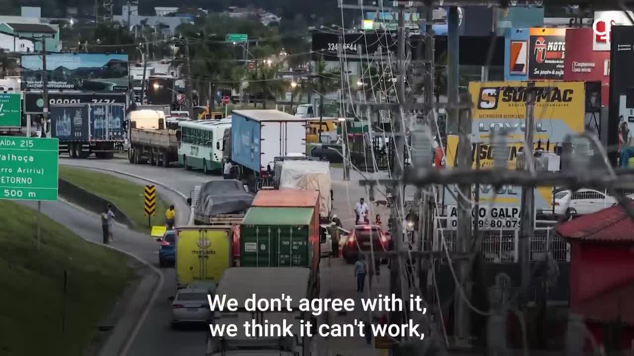 Brazil Truckers Block Roads to Protest Bolsonaro Election Loss