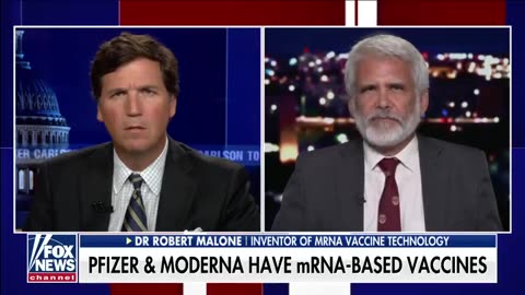 CREATOR OF MRNA VACCINE TECHNOLOGY TELLS TUCKER CARLSON: ‘GOVERNMENT NOT BEING HONEST ABOUT VACCINES