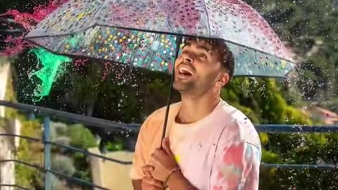 WATER BOMBS BOUNCE OFF MY UMBRELLA