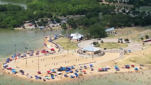 POV: You just found a hidden beach near Dallas