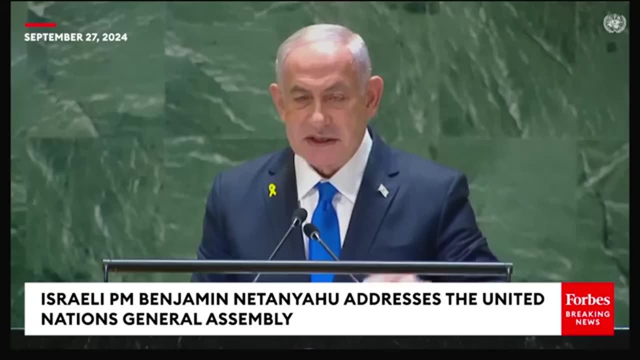 BREAKING NEWS_ Israel's Netanyahu Issues Clear Warning To Iran In Remarks To UN