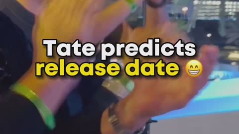 Andrew tate already predicted his release date😱