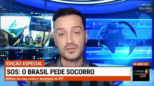 HI WORLD BRAZIL ASK FOR HELP ARMED FORCES