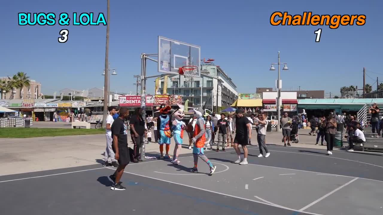 Bugs Lola Bunny TURN UP 2v2 In Real Life SpaceJamp4