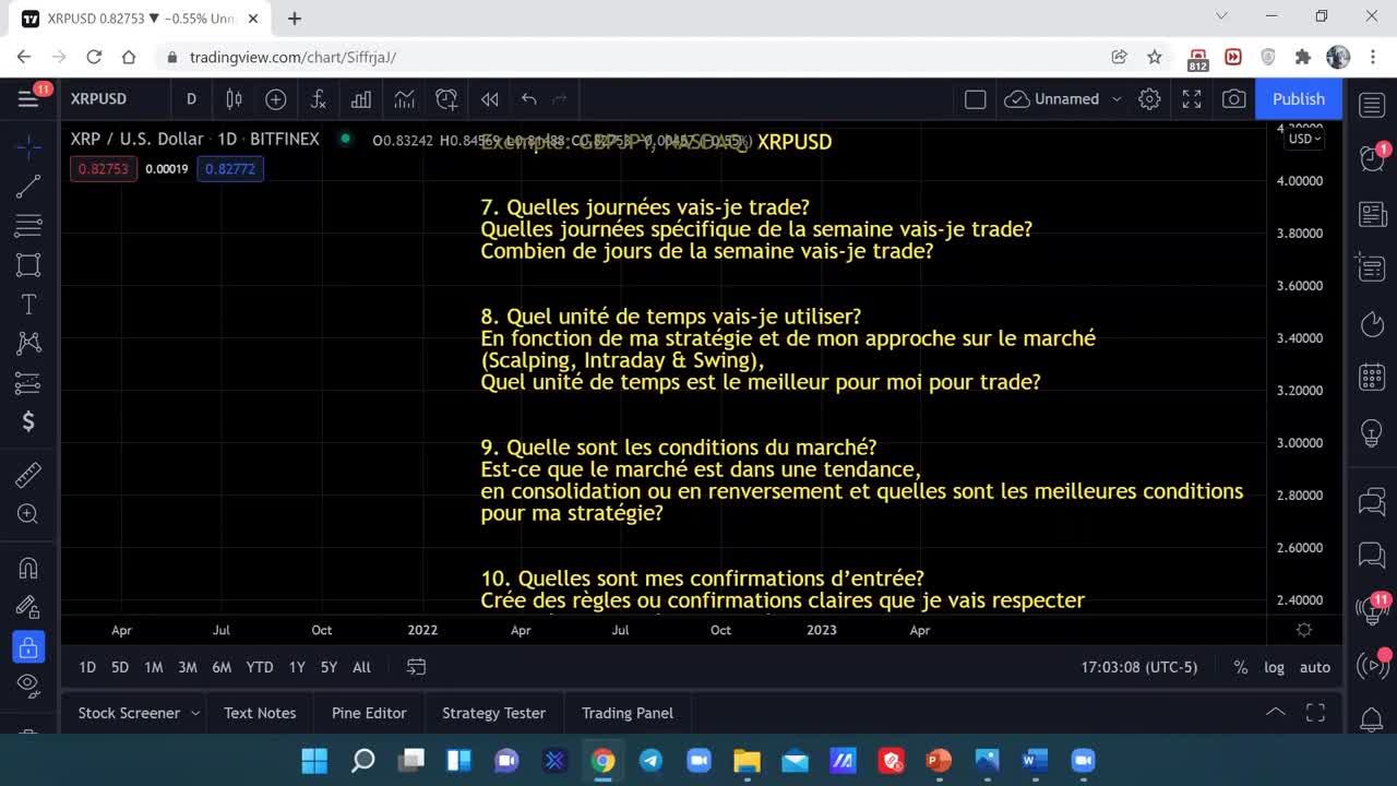 Je te montre comment faire un Plan de Trading de A à Z!!!