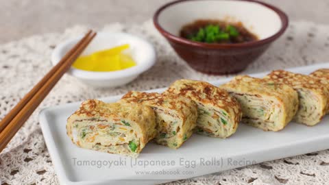 Tamagoyaki Recipe (Japanese Egg Roll Omelette)