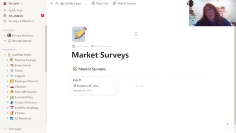 Notion: Market Surveys