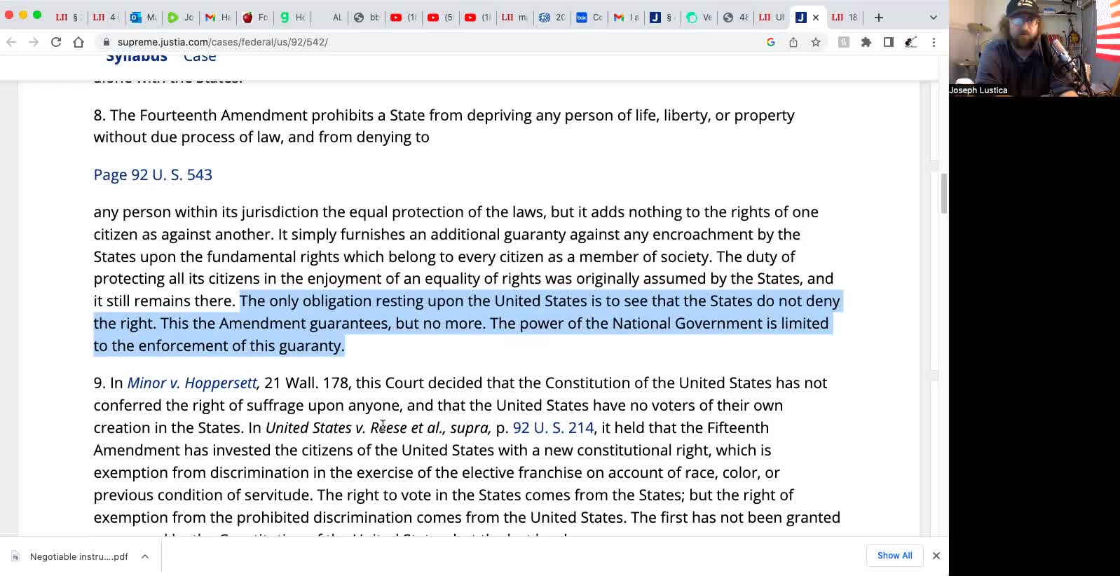 United States v. Cruikshank (Supreme Court ruling)