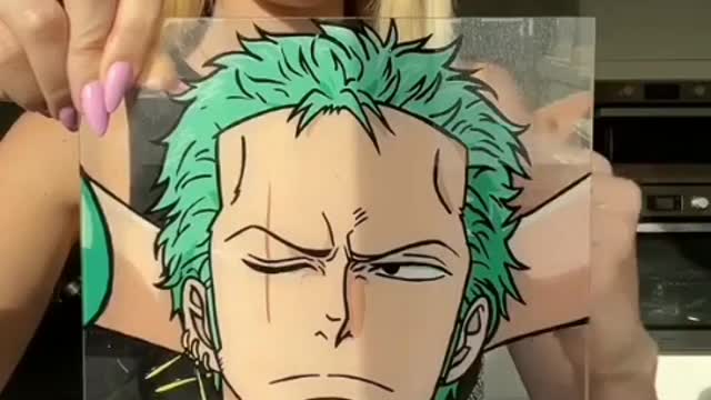 colouring roronoa zoro one piece