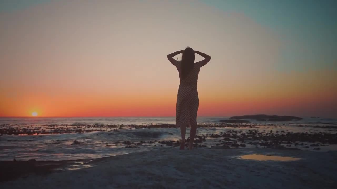 Mind relaxing music with stunning visuals of sea beaches