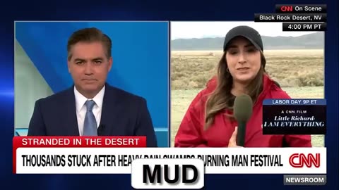 Thousands Stuck In Heavy MUD at Burning Man Festival