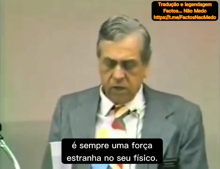 ☣️Eustace Mullins - "Nunca vi um caso de cancro numa pessoa não vacinada"☣️