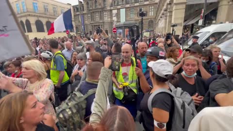 Protests after France's Constitutional Court upheld Covid pass and mandatory vaccinations
