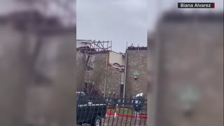 Severe weather rips off roof of Houston apartments