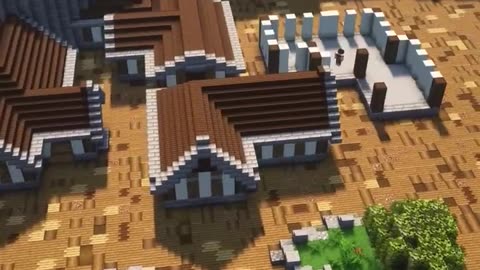 Underground village Minecraft| Tutorial| Timelapse